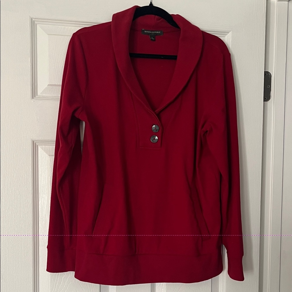 Banana Republic Vibrant Red Sweater